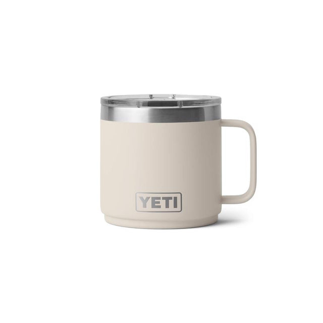 YETI Rambler 14 oz Cape Taupe BPA Free Ceramic Lined Stackable Mug with MagSlider Lid