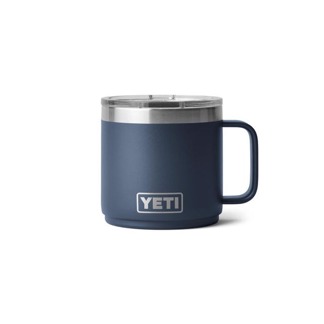YETI Rambler 14 oz Navy BPA Free Ceramic Lined Stackable Mug with MagSlider Lid