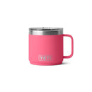 YETI Rambler 14 oz Tropical Pink BPA Free Ceramic Lined Stackable Mug with MagSlider Lid
