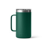 YETI Rambler 24 oz Black Forest Green BPA Free Mug with MagSlider Lid