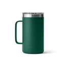YETI Rambler 24 oz Black Forest Green BPA Free Mug with MagSlider Lid