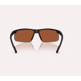 Native Ridge-Runner Crest Sunglasses Men's Matte Black Frame Green Reflex Lens Polarized Blue Light