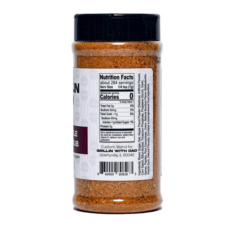 Grillin With Dad Dad's Maple Bourbon Seasoning Rub 12 oz