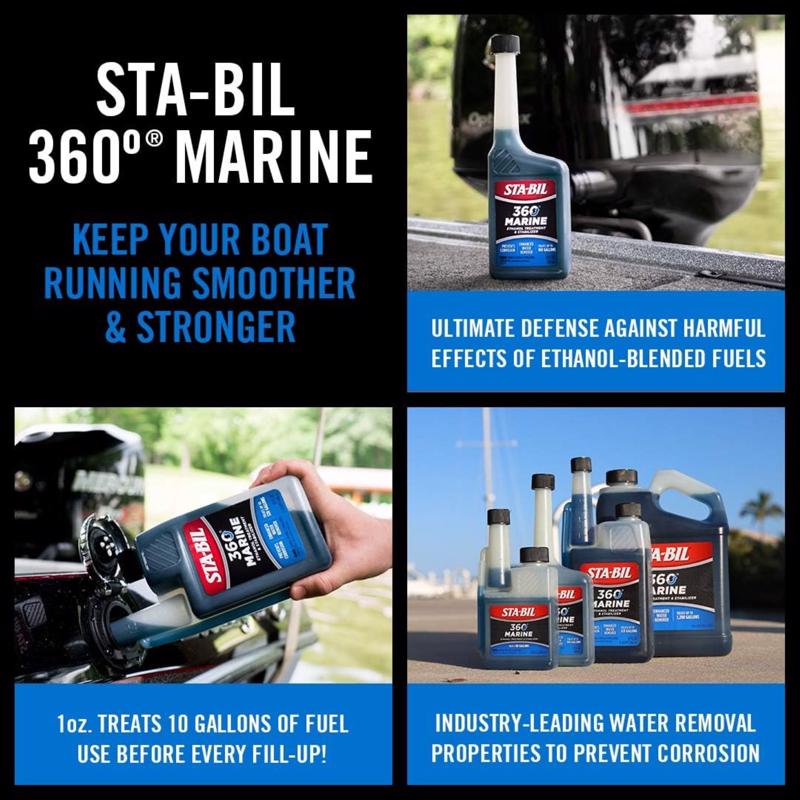 Sta-Bil Marine  Gasoline Fuel injector/Carburetor Cleaner 8 oz