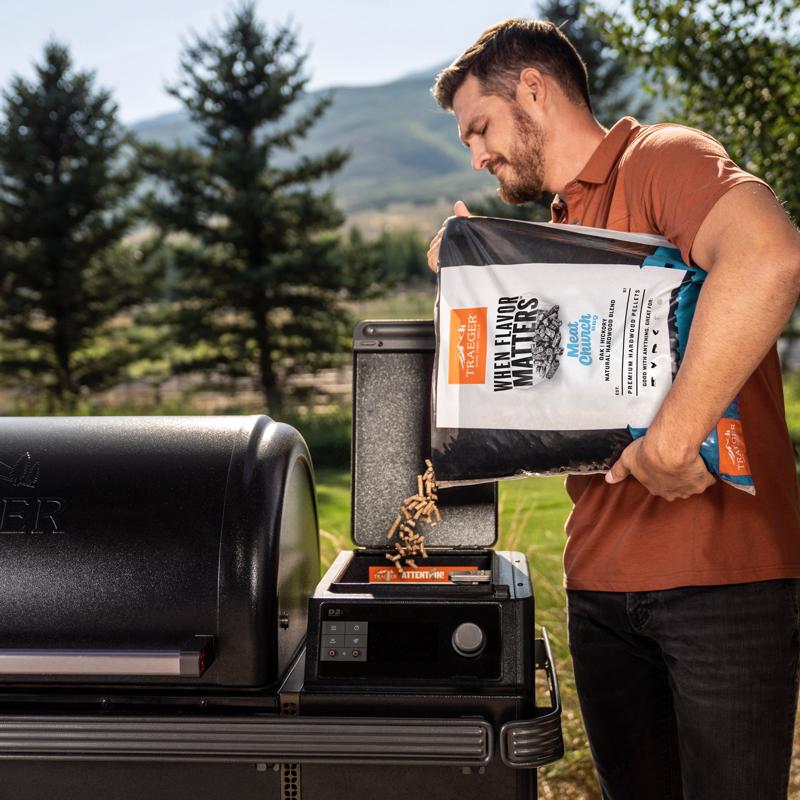 Traeger Meat Church Hardwood Pellets All Natural Hickory 20 lb