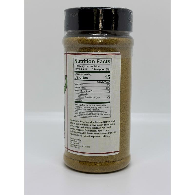 Meat Mitch Candied Jalapeno Bar-B-Q Rub/Seasoning 12.5 oz