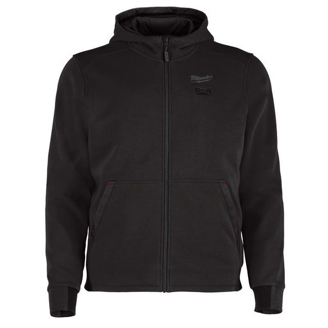 Milwaukee M12 XL Long Sleeve Men's Hooded Heated Hoodie Black