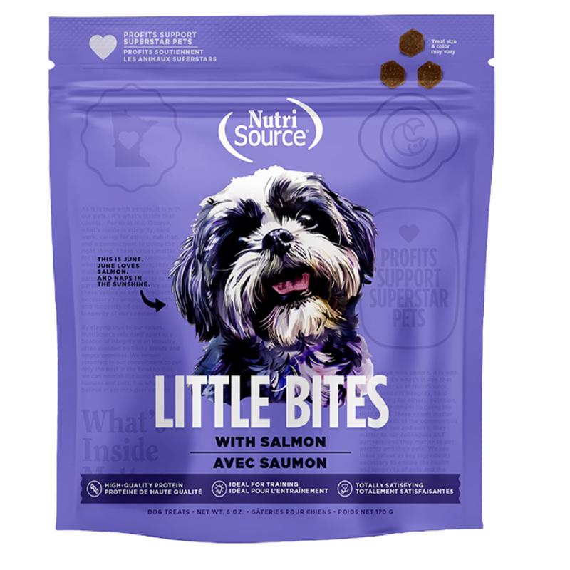 NutriSource Salmon Treats For Dogs 6 oz 1 pk