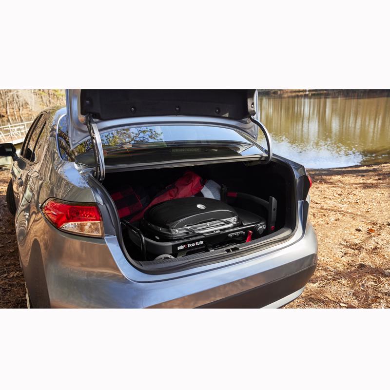 Weber Traveler Compact 1 Burner Liquid Propane Grill Black