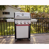 Weber Spirit S-425C 4 Burner Liquid Propane Grill Stainless Steel