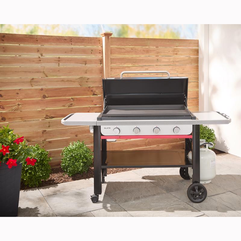 Weber 36" Slate 4 Burner Liquid Propane Outdoor Griddle Black