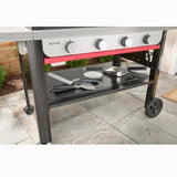 Weber 36" Slate 4 Burner Natural Gas Outdoor Griddle Black