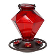Backyard Essentials Hummingbird 23 oz Glass/Metal Bird Feeder 5 ports