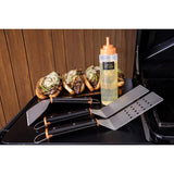 Traeger Silicone/Stainless Steel Black Griddle Tool Set