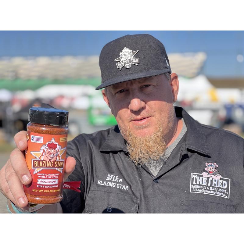 Blazing Star Scorpion Bar-B-Q Rub/Seasoning 13.8 oz