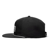 YETI Flat Brim Rope Hat Black One Size Fits Most