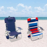 Rio Brands 4-Position Assorted Beach Backpack Chair