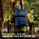 SharkNinja Blue 36 cans Backpack Cooler
