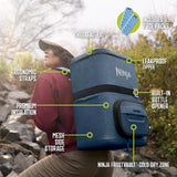 SharkNinja Blue 36 cans Backpack Cooler