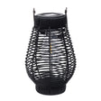 Exhart Black Plastic 14 in. H Lantern