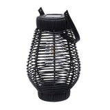 Exhart Black Plastic 14 in. H Lantern