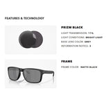 Oakley Holbrook XXL Men's Matte Black Frame Prizm Black Lens Polarized Sunglasses