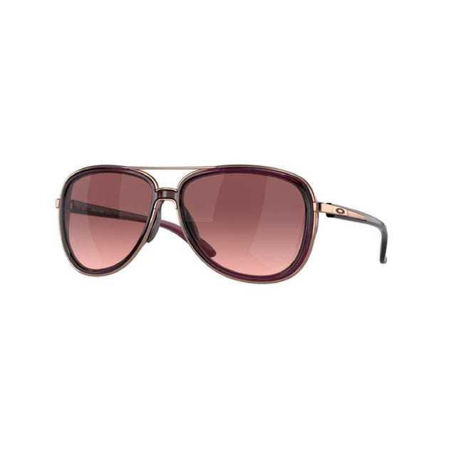 Oakley Split Time Women's Crystal Raspberry Frame Black Gradient Lens Sunglasses