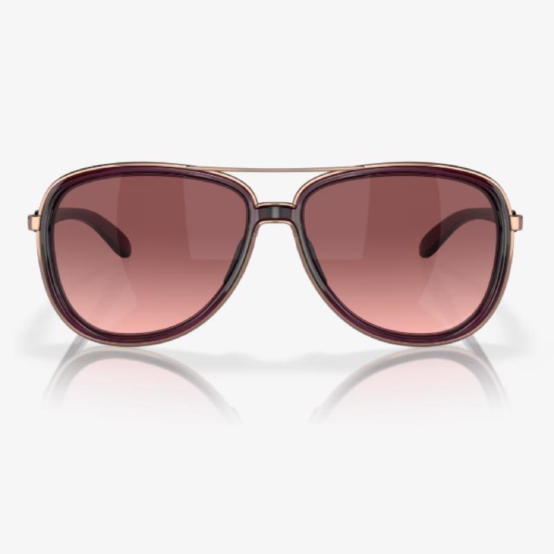 Oakley Split Time Women's Crystal Raspberry Frame Black Gradient Lens Sunglasses