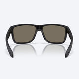 Costa Broadbill II Men's Matte Black Frame Blue Mirror Lens Polarized Sunglasses
