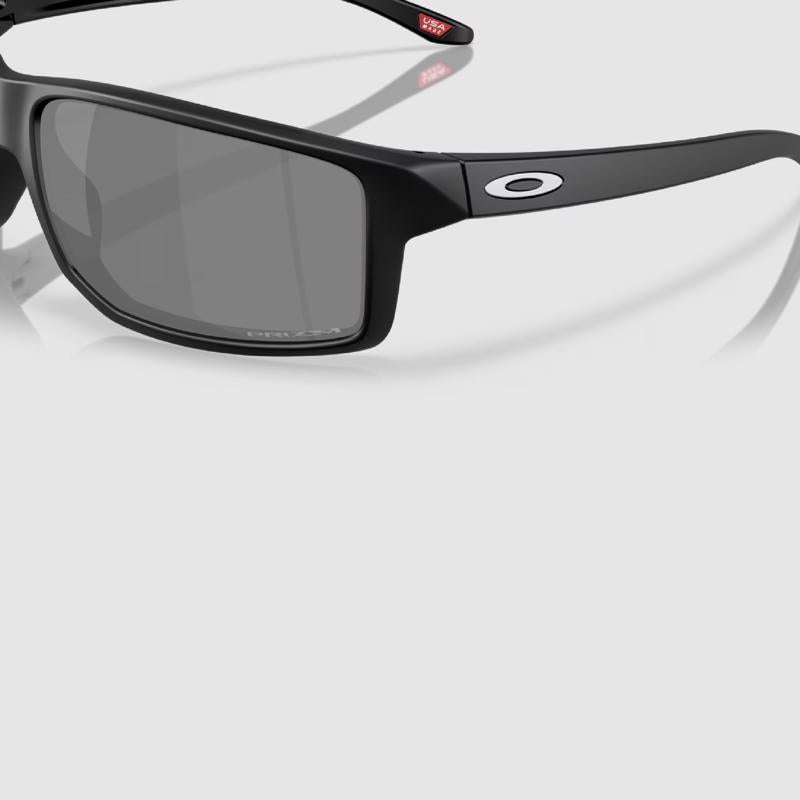 Oakley Gibston XL Men's Matte Black Frame Prizm Black Lens Sunglasses
