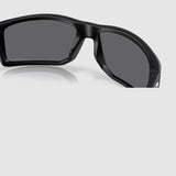 Oakley Gibston XL Men's Matte Black Frame Prizm Black Lens Sunglasses
