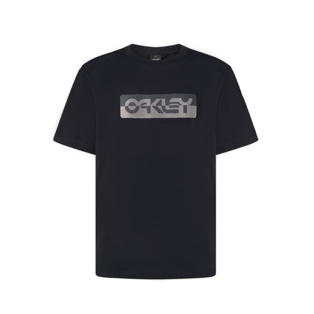 Oakley L Short Sleeve Men's Crew Neck Blackout Duality B1B Tee Shirt