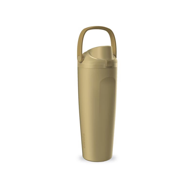 Owala FreeSip Sway 30 fl. oz. Tan BPA Free Bucket Carry Insulated Water Bottle