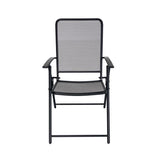 Living Accents 1-Position Black Folding Chair