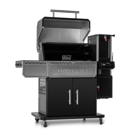 Masterbuilt 1150 in. Gravity Series Charcoal/Wood Grill and Smoker Black