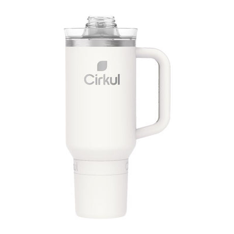 Cirkul All-Day StrawSip 40 fl. oz. Pearl BPA Free Double Wall Tumbler