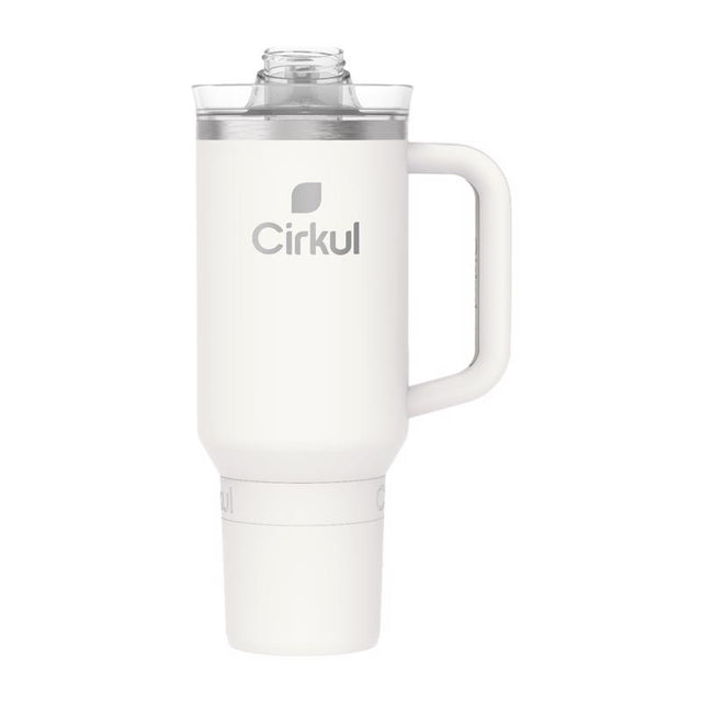 Cirkul All-Day StrawSip 40 fl. oz. Pearl BPA Free Double Wall Tumbler
