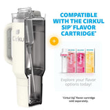 Cirkul All-Day StrawSip 40 fl. oz. Pearl BPA Free Double Wall Tumbler