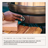 Gozney Dome (Gen 2) Propane Gas/Wood Outdoor Pizza Oven Off-Black