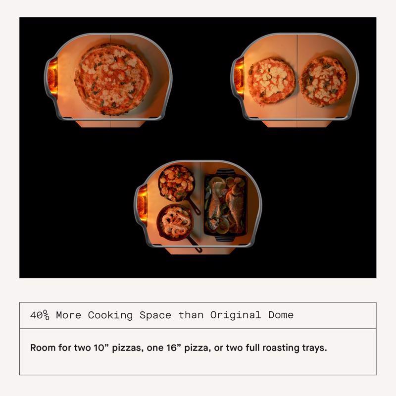 Gozney Dome (Gen 2) Propane Gas/Wood Outdoor Pizza Oven Bone
