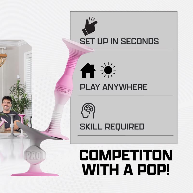 Popdarts Pro Pack Darts Pink/Gray