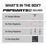 Popdarts Pro Pack Darts Pink/Gray