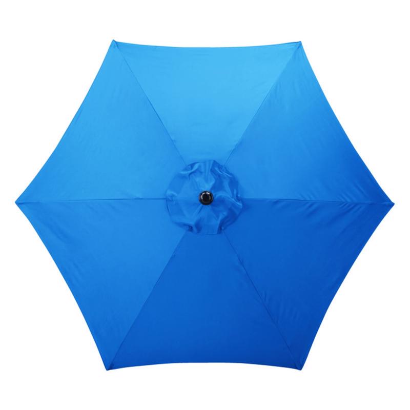 blue patio umbrella factories Living Accents 9 ft. Tiltable Royal Blue Market Umbrella YQ101BK-BL