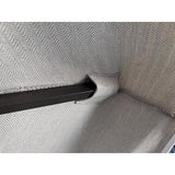 Living Accents Scalloped 9 ft. Tiltable Tan Patio Umbrella