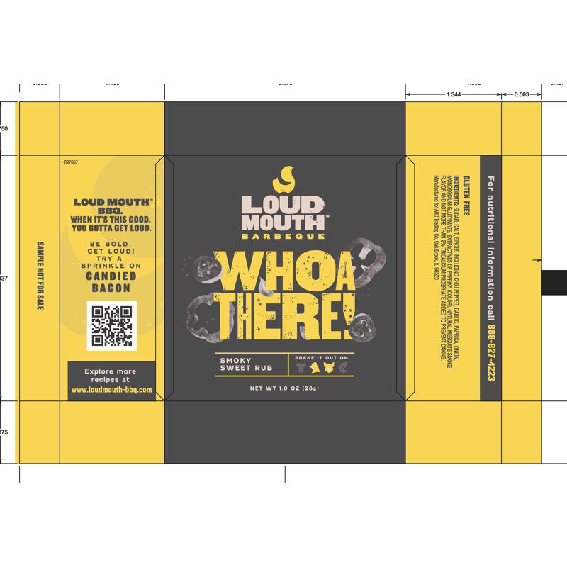 Loud Mouth Smokey Sweet BBQ Seasoning 1 oz