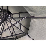 Living Accents Pagoda 9 ft. Tiltable Green Patio Umbrella