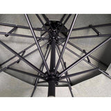 Living Accents Pagoda 9 ft. Tiltable Green Patio Umbrella