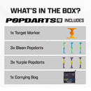 Popdarts Darts Bleen and Yurple