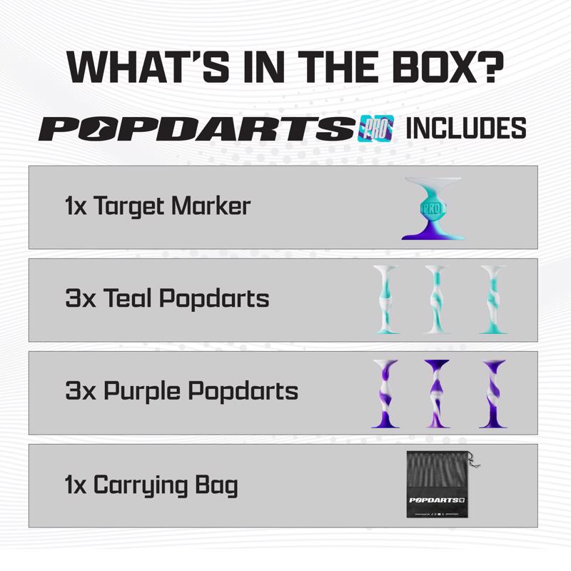 Popdarts Pro Pack Darts Retro
