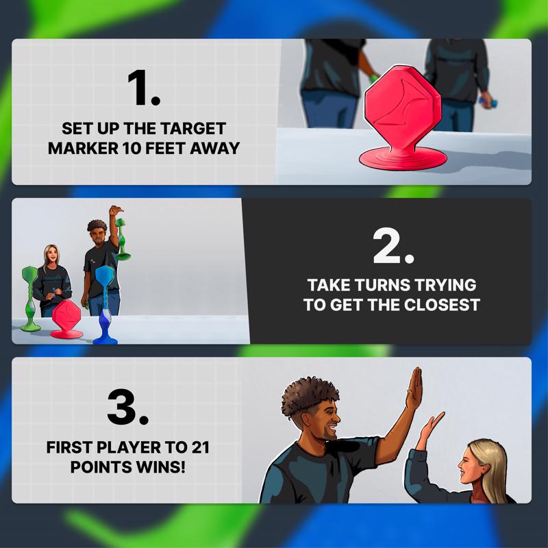 Popdarts Rookie Pack Darts Blue/Green